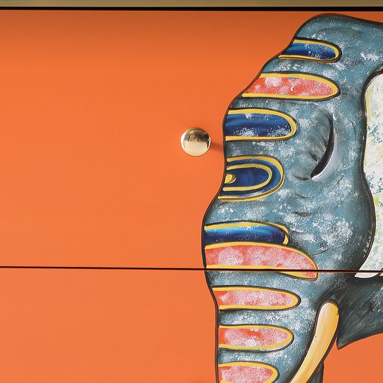 Horizontal Glam Double Chest Soft-Close Drawers Storage Chest