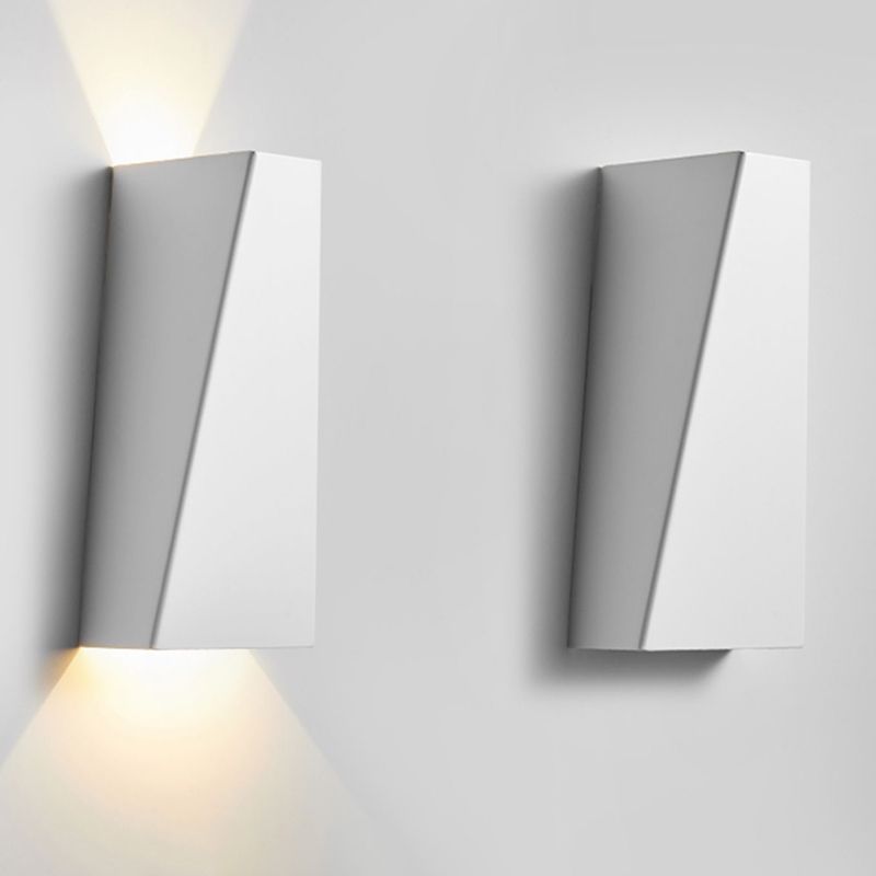 Modern Wall Lamp 2 Lights Wall Mount Lamp with Metal Shade for Living Room