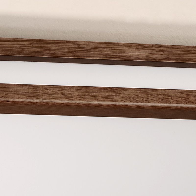Geometric Flush Mount Fixture Modern Wood Flush Light for Living Room