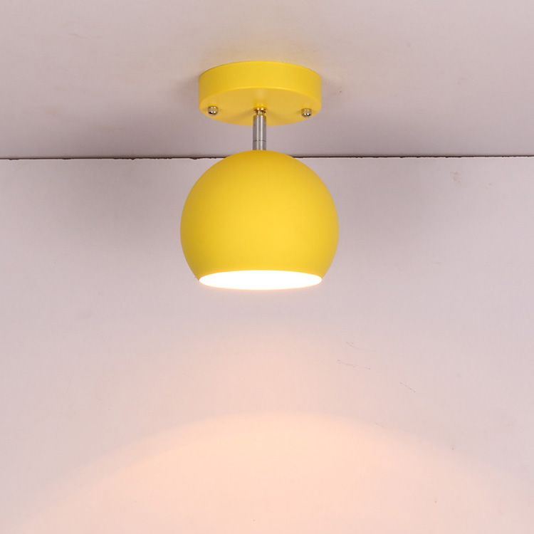 Zeitgenössische Spülleuchten Eisenschalen-förmige Makkaron-Flush-Halterunglampe