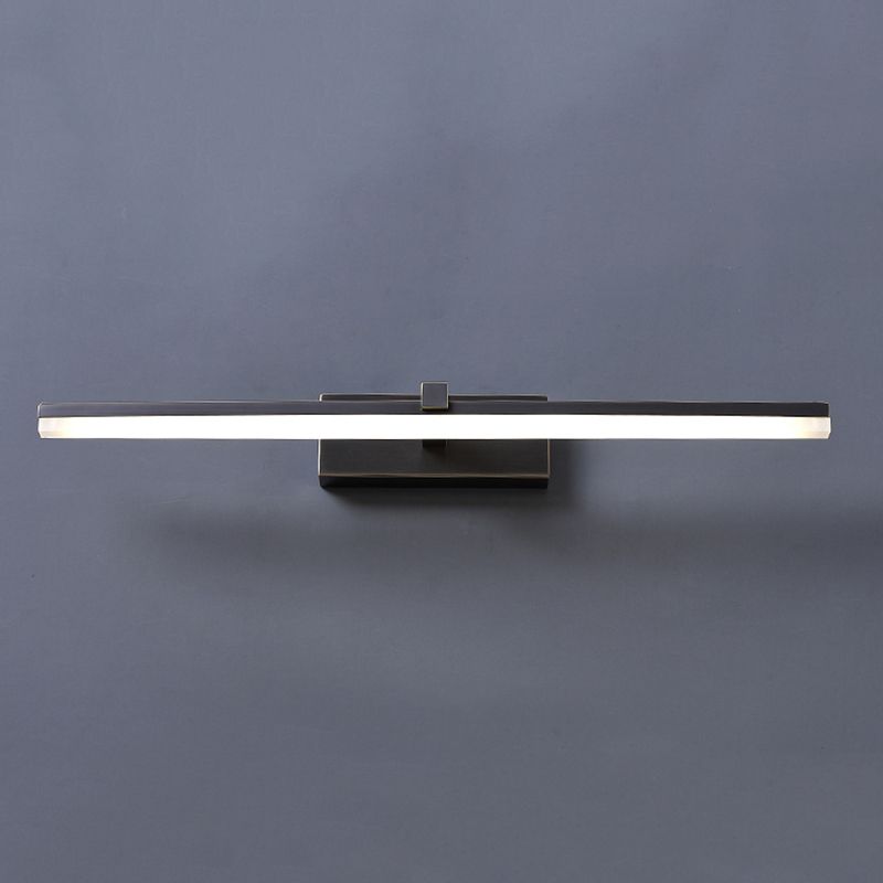 Modern Linear Vanity Sconce Lights Metal 1-Light Wall Lighting Fixture for Bathroom