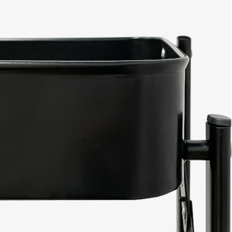 Moderner Stil 3-Shelf-Bücherregal 17.83 "l vertikales Regalbuch mit Zaubererrädern