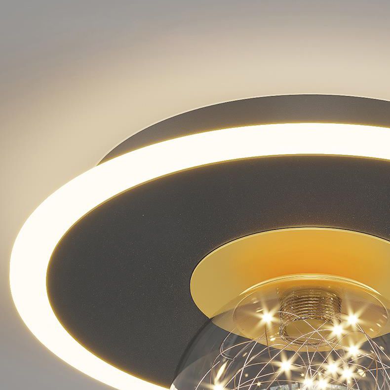 Moderner, minimalistischer, sphärischer, bündig montierter Deckenleuchter aus Glas, bündig montierter Deckenleuchter