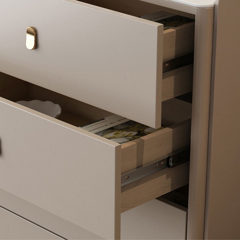 15.6-inch W Storage Chest Classic Glam Stone Storage Chest Dresser