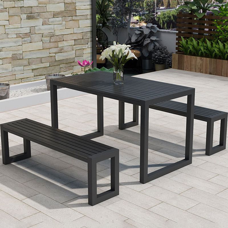 Modern 1/2/3 Pieces Picnic Table Set Reclaimed Wood Dining Picnic Table Set