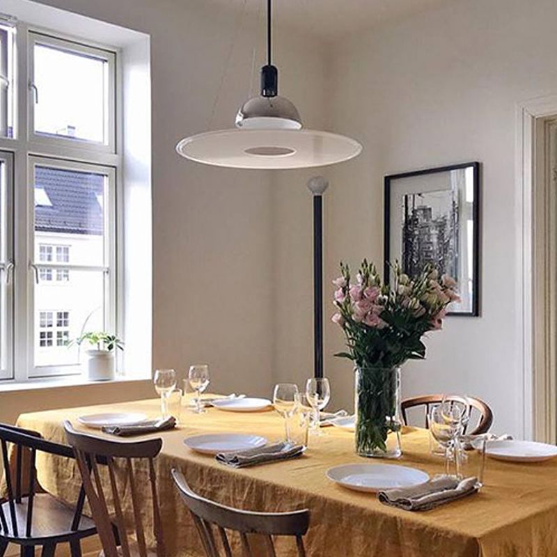 Suspension en forme de bol Light Postmodern 1-Light Pendentif pour le salon