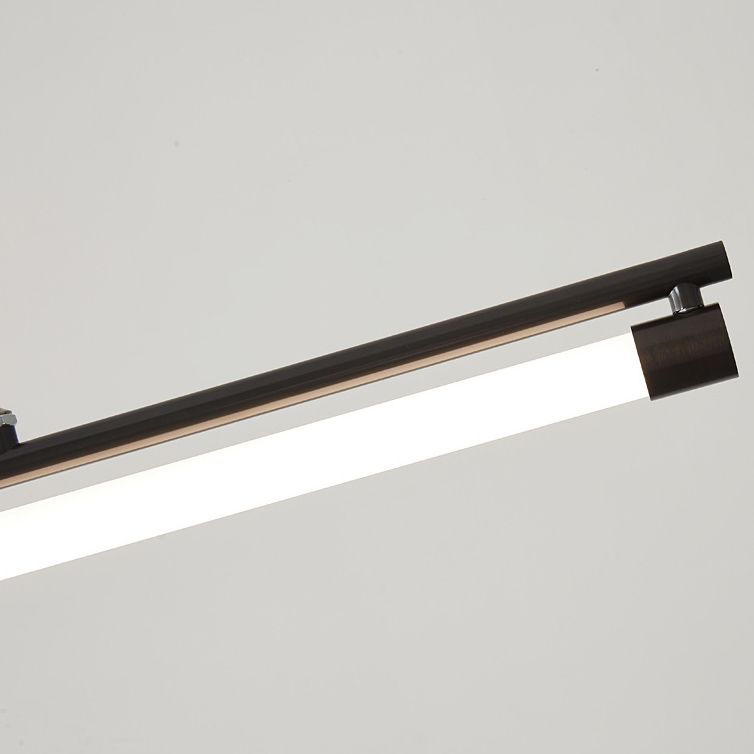 Brass LED Hanging Lamps Minimalism Island Light Fixture for Dining Room