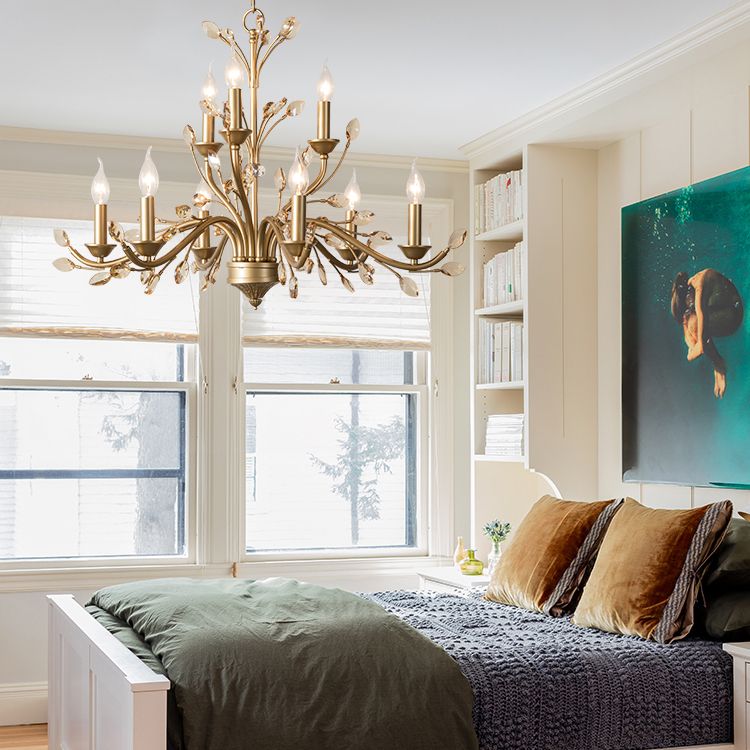 Suspended Lighting Fixture Traditional Crystal Branches Chandelier Light Fixture
