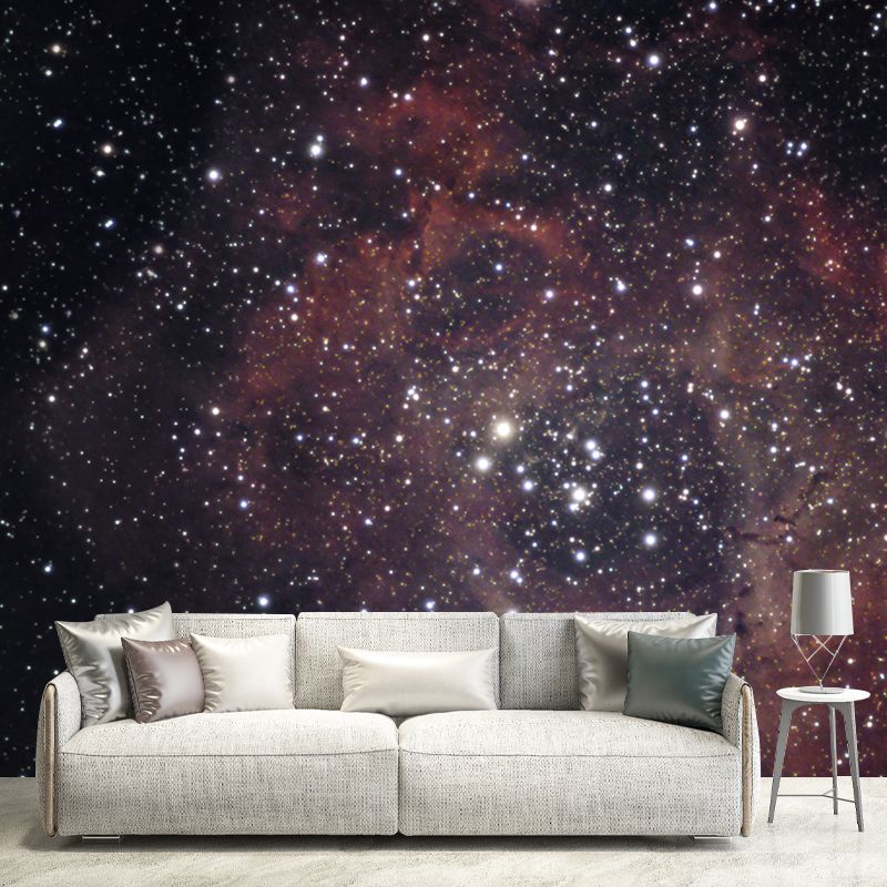 Photography Environment Friendly Mural Wallpaper Starry Sky Bedroom Wall Mural