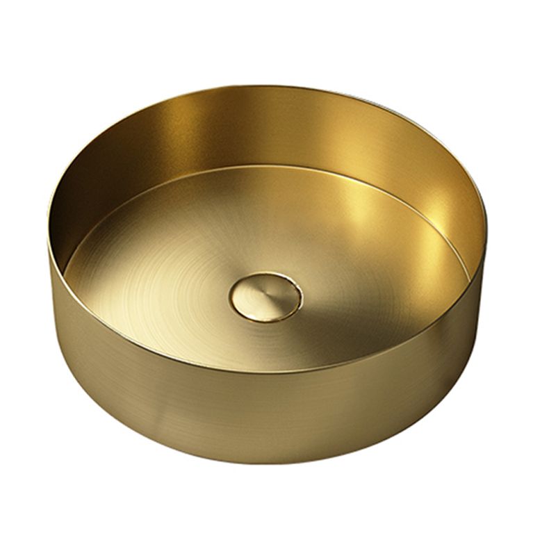 Round Vessel Bathroom Sink Modern Vessel Bathroom Sink with Faucet