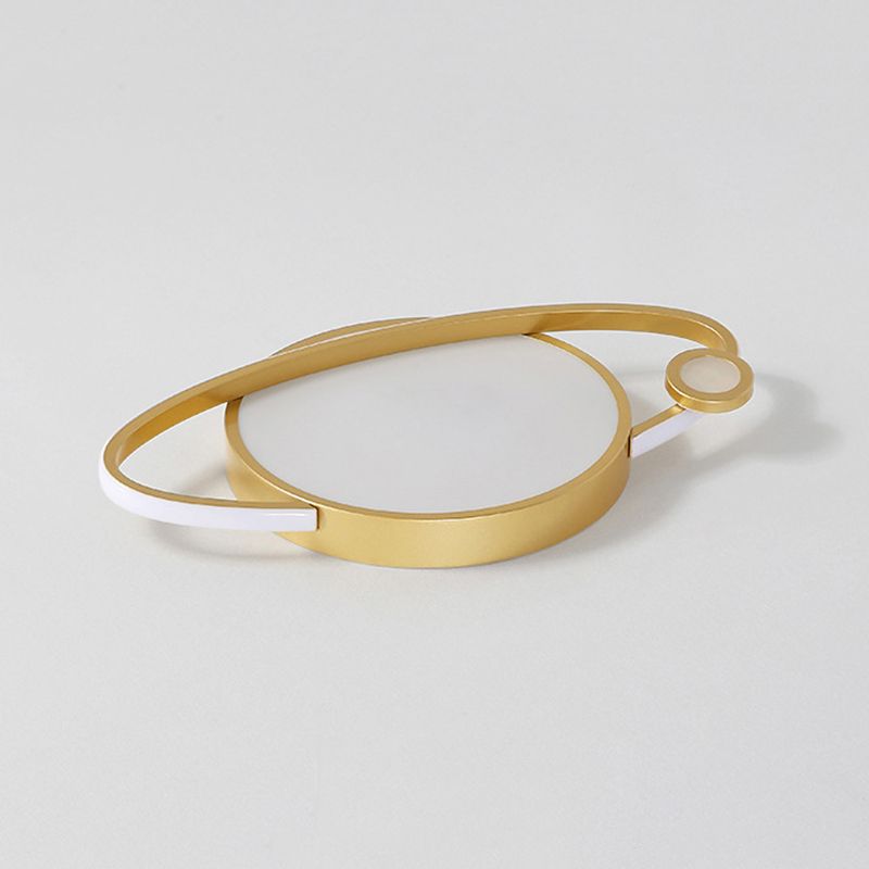 Lámparas de techo empotradas modernas de acrílico con luz empotrada Saturno para dormitorio