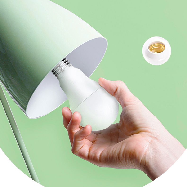 Konischer Schattenstocklampe Makkaron Metall 1-Licht Wohnzimmer stehende Licht
