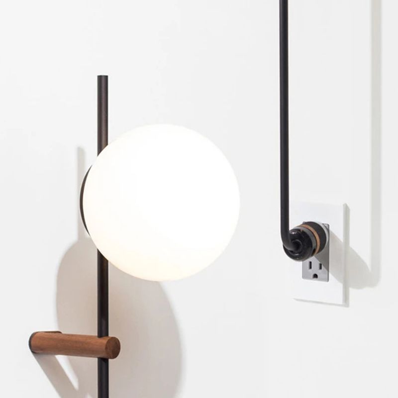 Eigentijdse stijl kogelwand gemonteerd licht glas 1 licht wandlamp barmonus