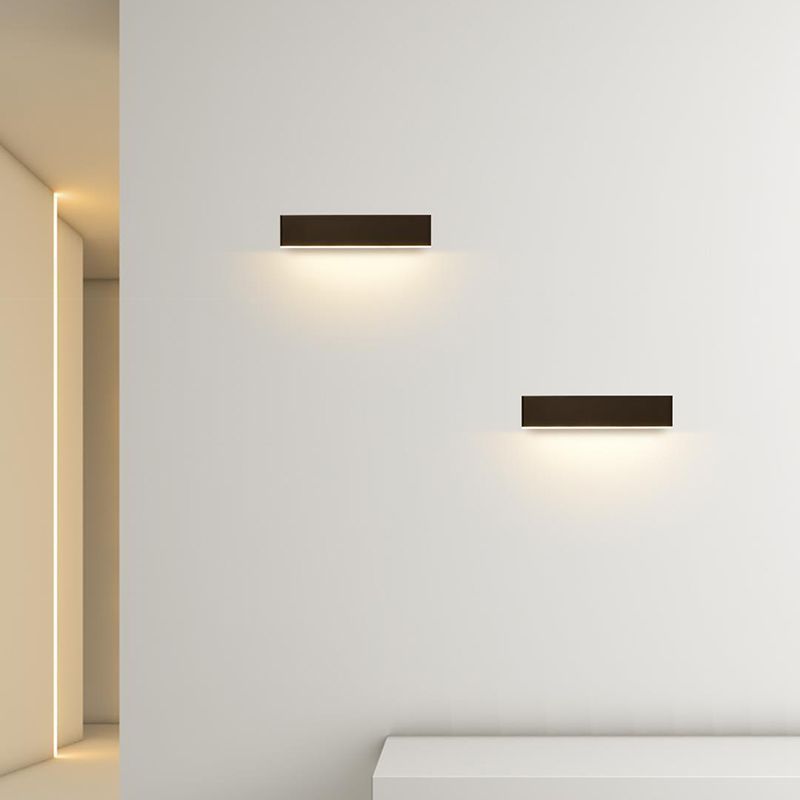 Single Black/White Modern Wall Mounted Sconce LED Wall Light for Bedroom