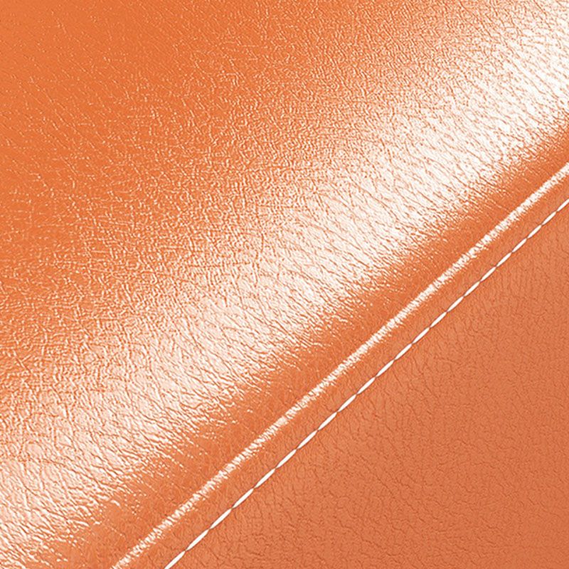 Water Resistant Modern Ottoman Whole Colored Faux Leather Square Ottoman