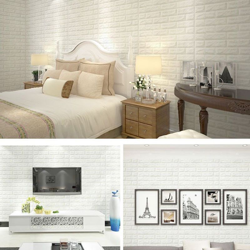 Modern Panel PVC 3D Embossed Self-Adhesive Paintable Indoor Wall Ceiling