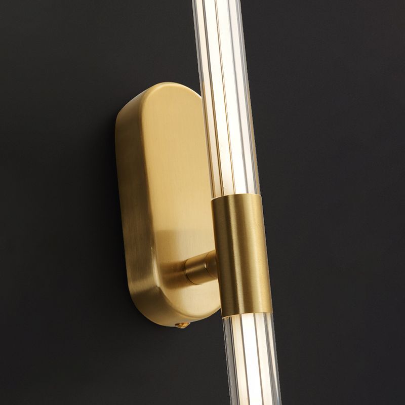 Lineaire wandkandelverlichting Moderne wandlamp metaal 1 lichte sconce verlichtingsbeveiliging