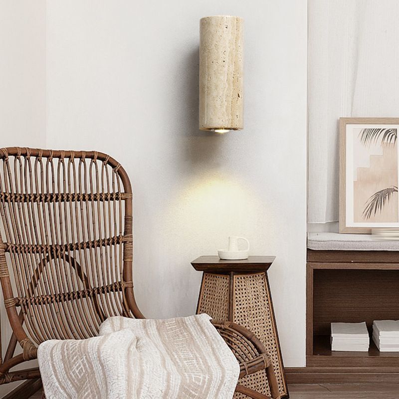 Contemporary Wall Light Fixture Minimalist Marble Wall Light Sconce for Bedroom