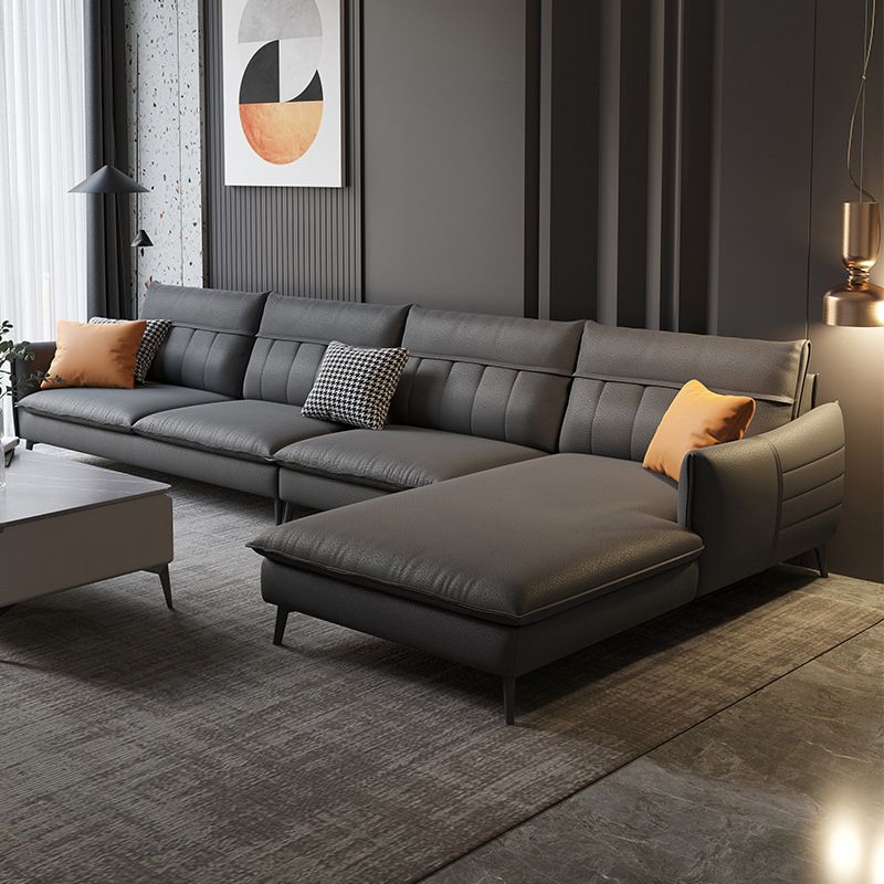 Faux Leather Removable Cushions Sofa/Sectionals with Wear-Resistant and Slipcover