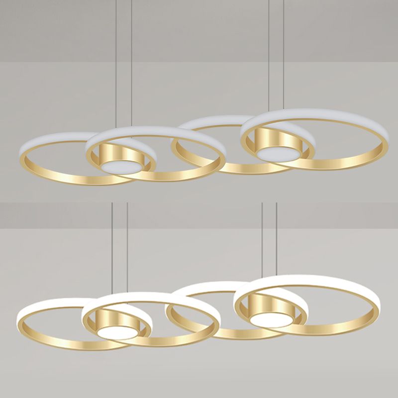 Minimalismo contemporaneo Caratteristico Stile nordico LED Isola sospesa Luce a ciondolo per sala da pranzo