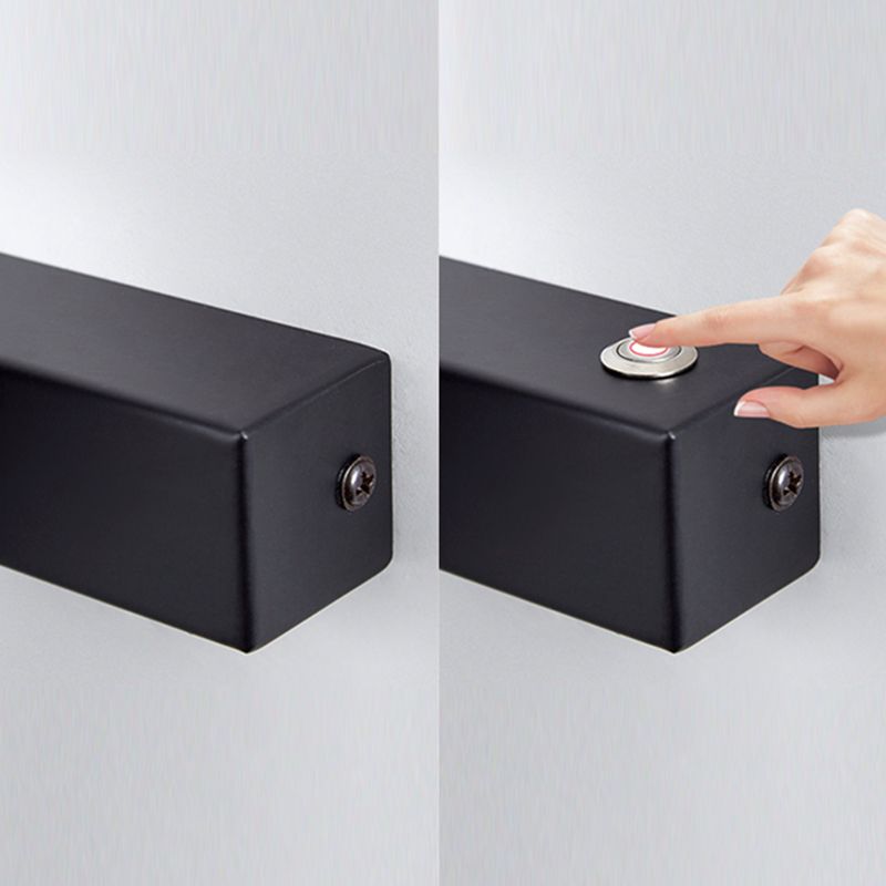 Contemporary Simple Metal Wall Sconce 1 Light Rectangular Wall Light for Living Room