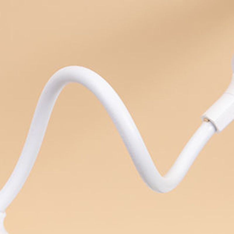 Lámpara de mesa de lectura creativa moderna Luz de mesa de elefante de 1 luz con puerto USB
