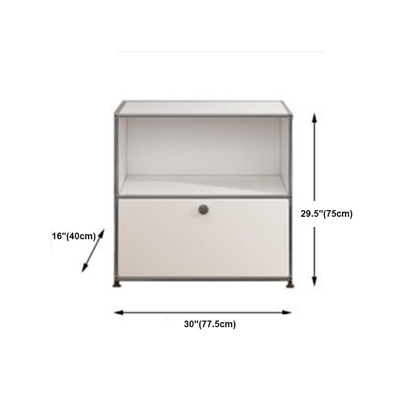 Modern Style Metal Sideboard White Colour Dining Sideboard for Living Room