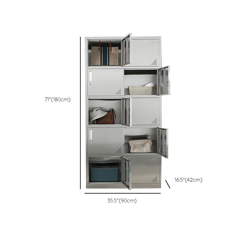 Metal Cabinet for Bathroom Contemporary Storage Cabinet with Hinged Door