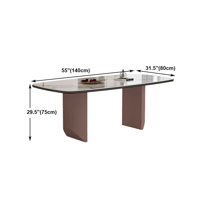 1/3/4/5/7 Pieces Contemporary Dining Set Sintered Stone Dining Room Set