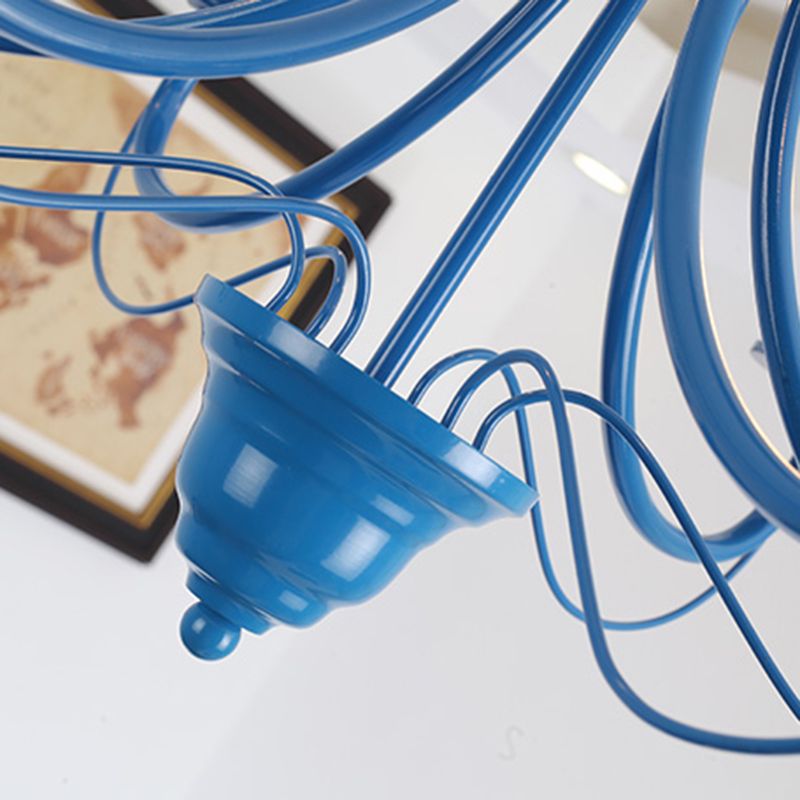 Unique Shape Pendant Chandeliers Contemporary Metal Chandelier Light Fixtures