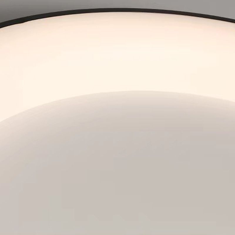 Modern Style Circle Shade Ceiling Lamp Metal 1 Headed Ceiling Lighting for Restaurant