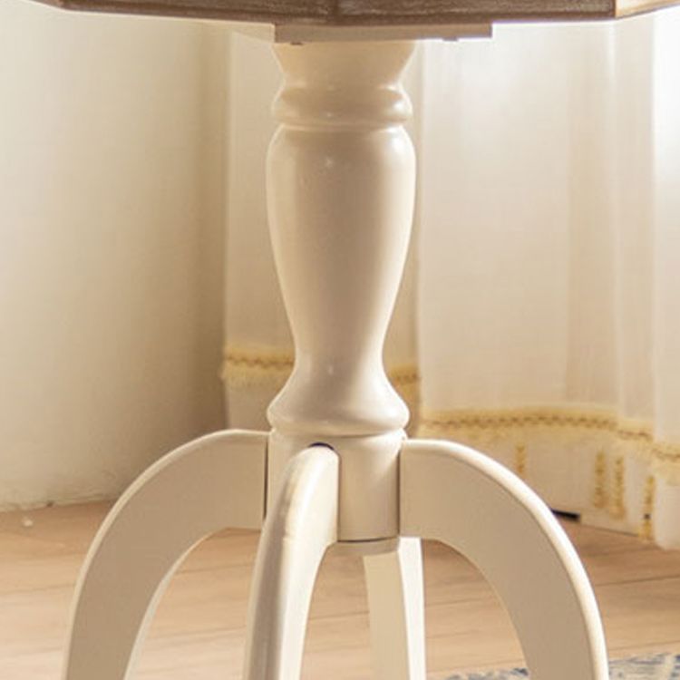 French Country Wooden Cocktail Table Distressed Coffee Table for Home
