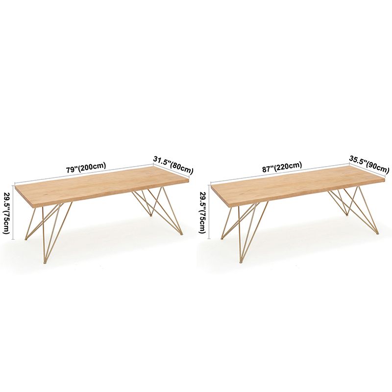 Traditional Luxury Dining Table Rectangle 4 Legs Home Furniture for Indoor