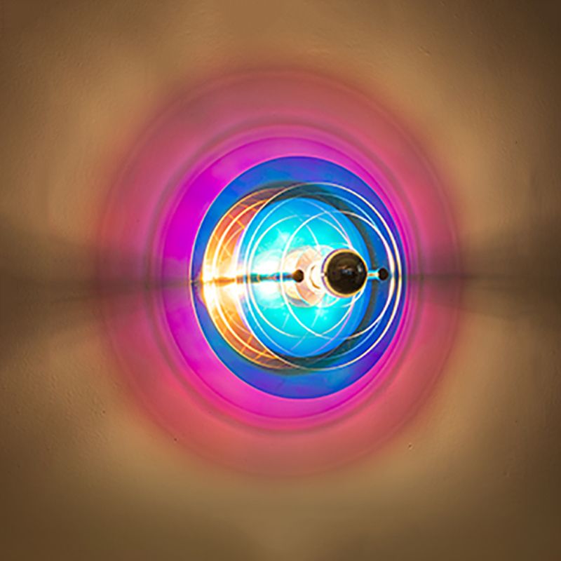 Multi-Layer Wall Sconce Lamp Nordic Acrylic 1-Light Bedroom Wall Light Fixture