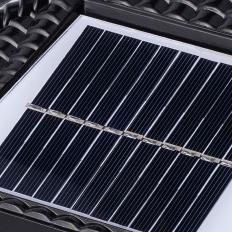 Postmodern Pillar Lamp Creative LED Solar Lighting Fixture for Garden