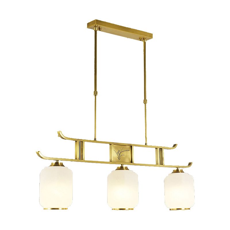 Modern Geometry Island Lighting Fixtures Glass 3 Light Pendant Lighting