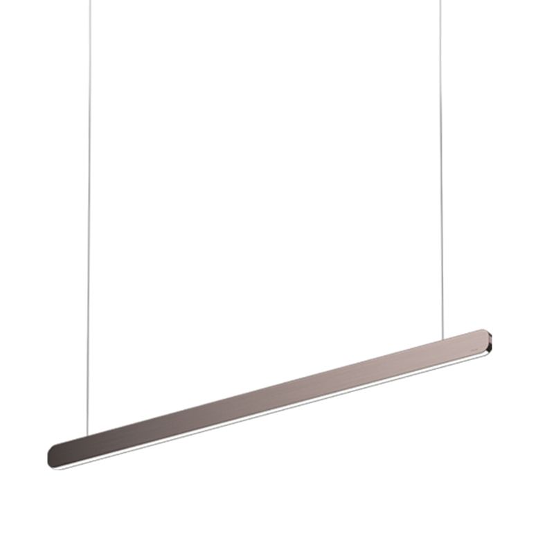 Metal Ceiling Pendant Light Modern Linear Shape Island Lighting Ideas for Kitchen