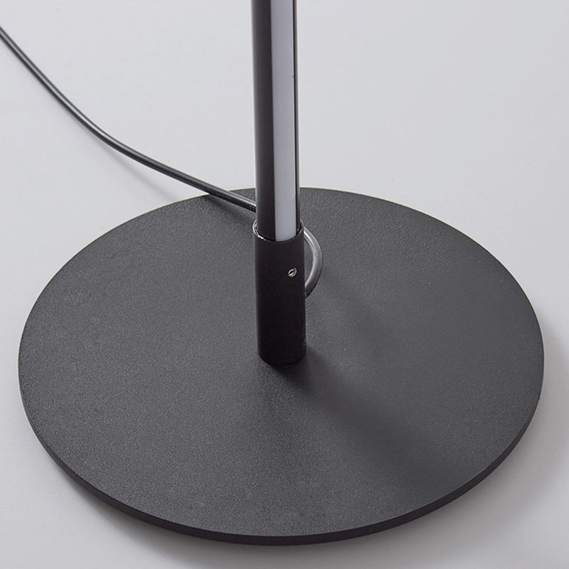 1-Light Strip Shape Floor Light Modern Style Floor Standing Light with Acrylic Shade