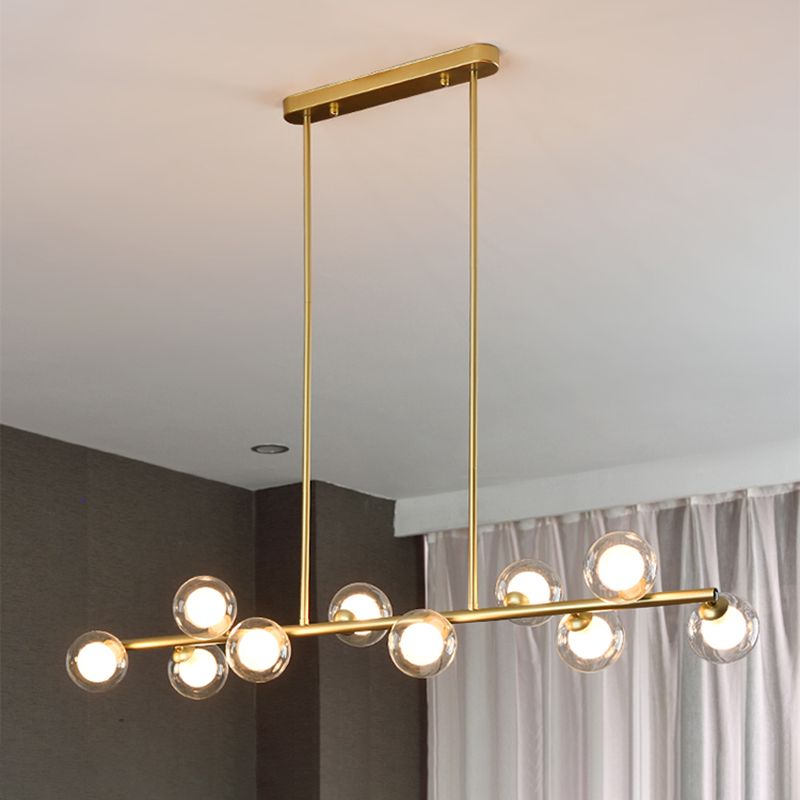 Moderne keuken hanglampen bolvormig eiland hanglampen helder glas