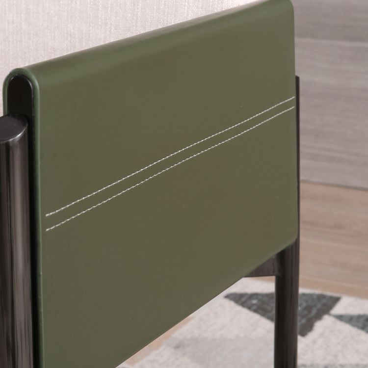 Contemporary Fabric Dining Room Chair Upholstered Arm Single Chair