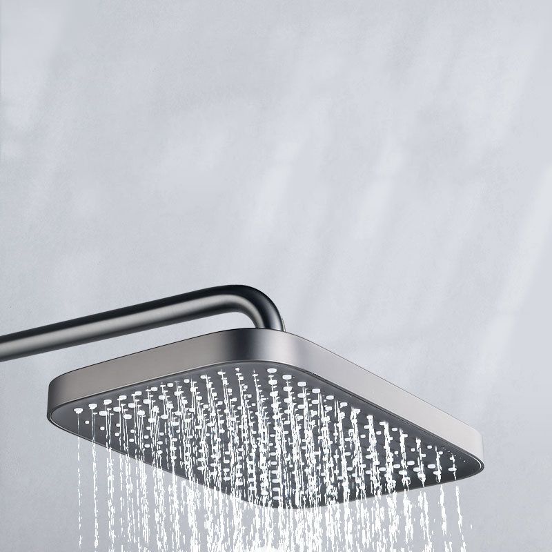 Adjustable Spray Pattern Shower System Valve Included Brass Wall Mounted Shower Combo