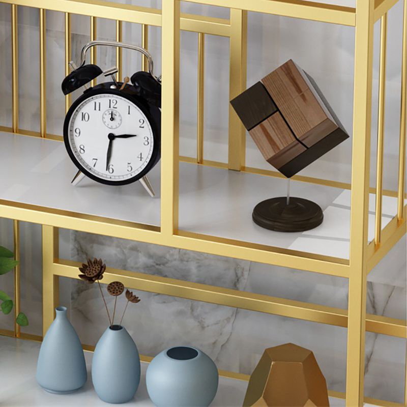 Etagere Bookshelf Modern Metel Bookshelf for Living Room 70.9" H X 11.8" W