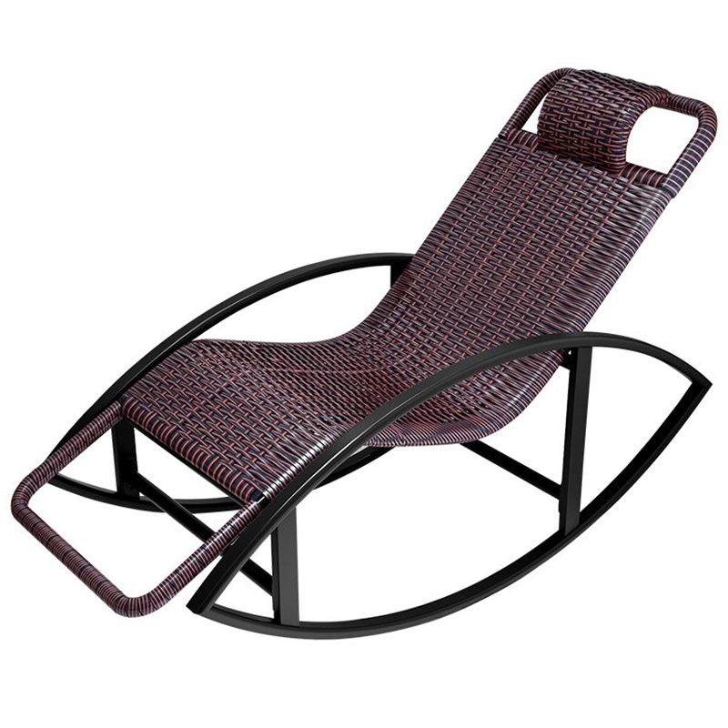 Wicker Modern Rocking Chair Reclining Rocker Chair for Living Room