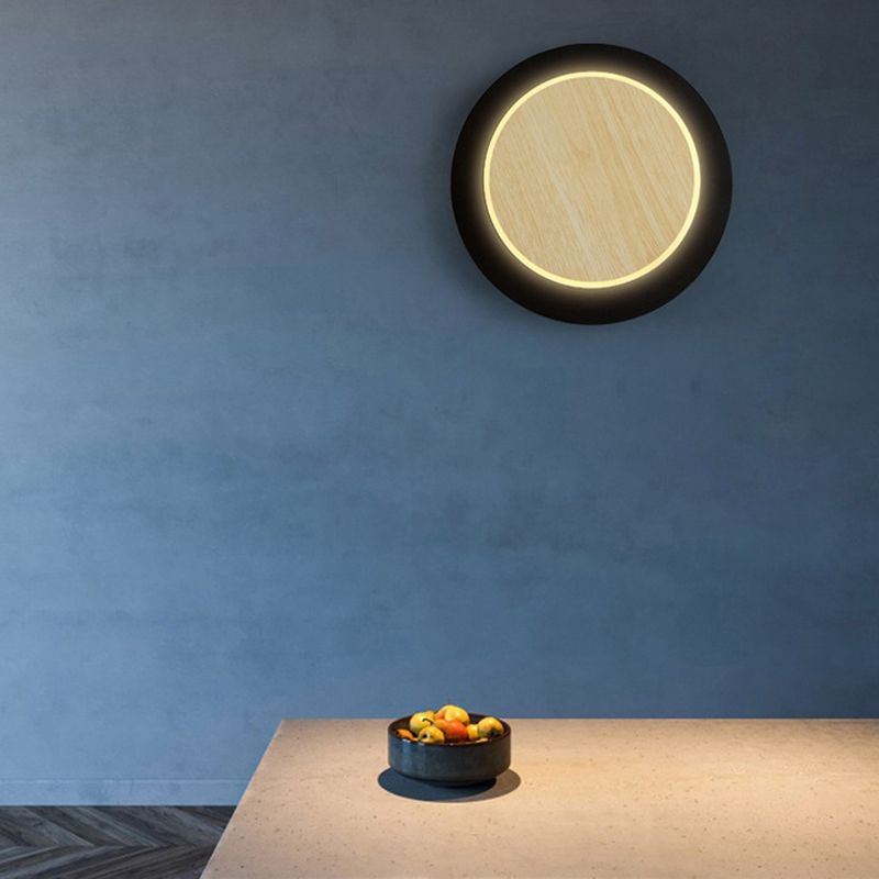 Finitura in legno Mobile sfumatura da muro da parete Minimalist LED SCONCE LUCE PER LAVOGLIA