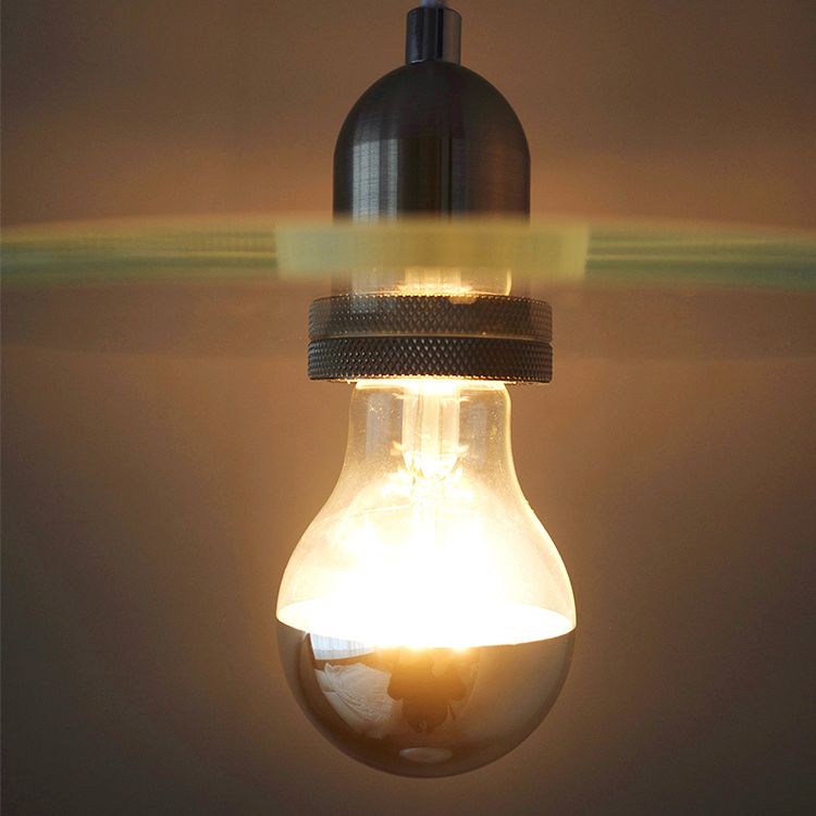 Single Light Industrial Style Hanging Light Glass Shade Bedroom Vintage Pendant Lighting