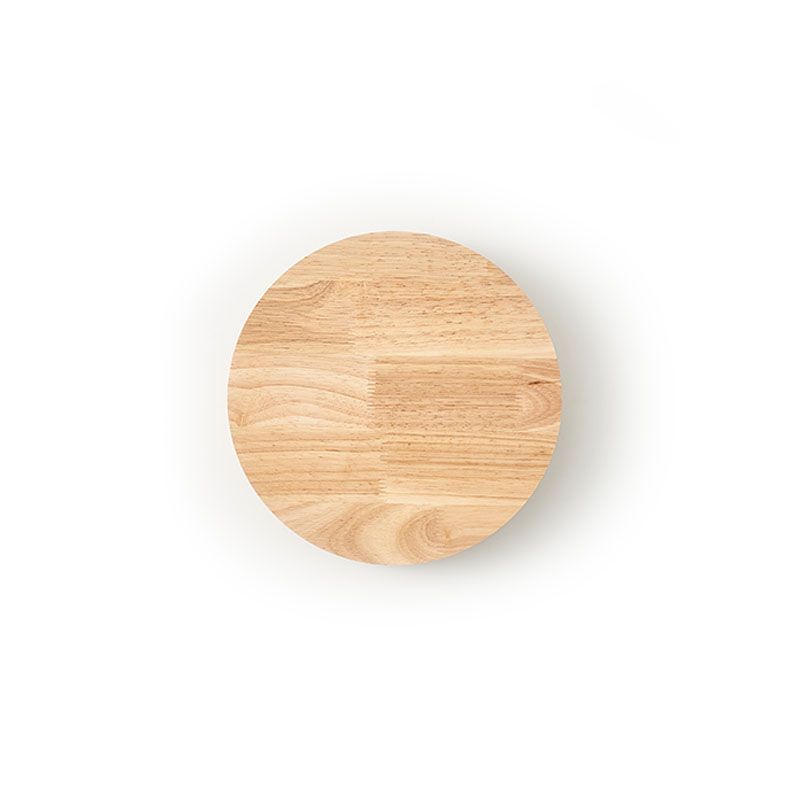 Runde Wandlampen moderne Einfachheit Holzwandleuchten für Wohnzimmer