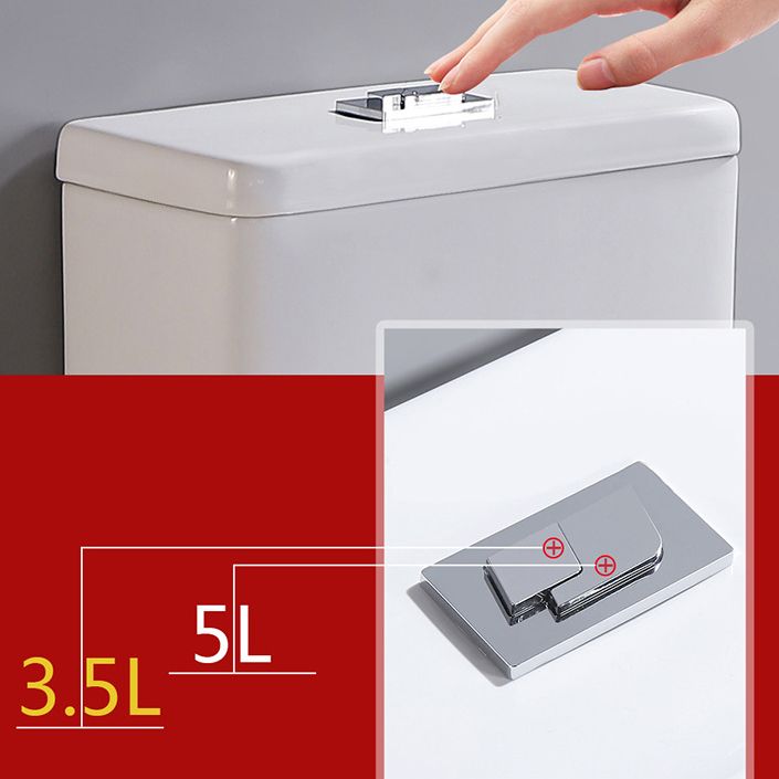 Siphon Jet Urine Toilet One-Piece Toilet Porcelain Floor Mounted Flush Toilet