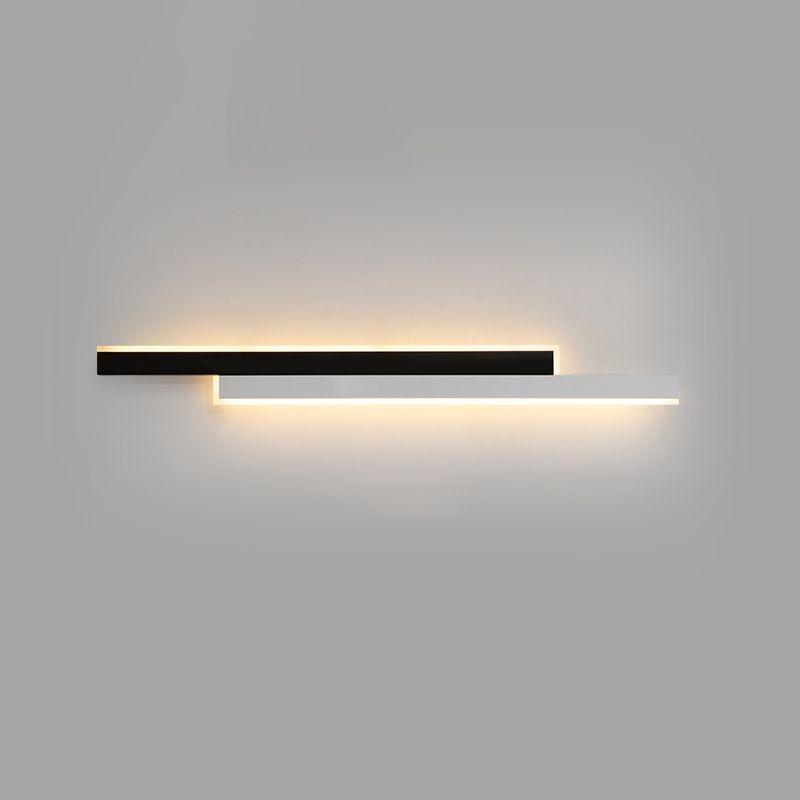 Lampada di scarpe con foglie rettangolari moderne sconde acriliche in stile minimalista