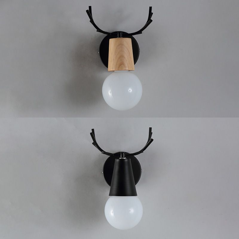 Atletas de hierro Luz de la pared Simple Modern Style 1 Luz de montaje en la pared interior de luz.