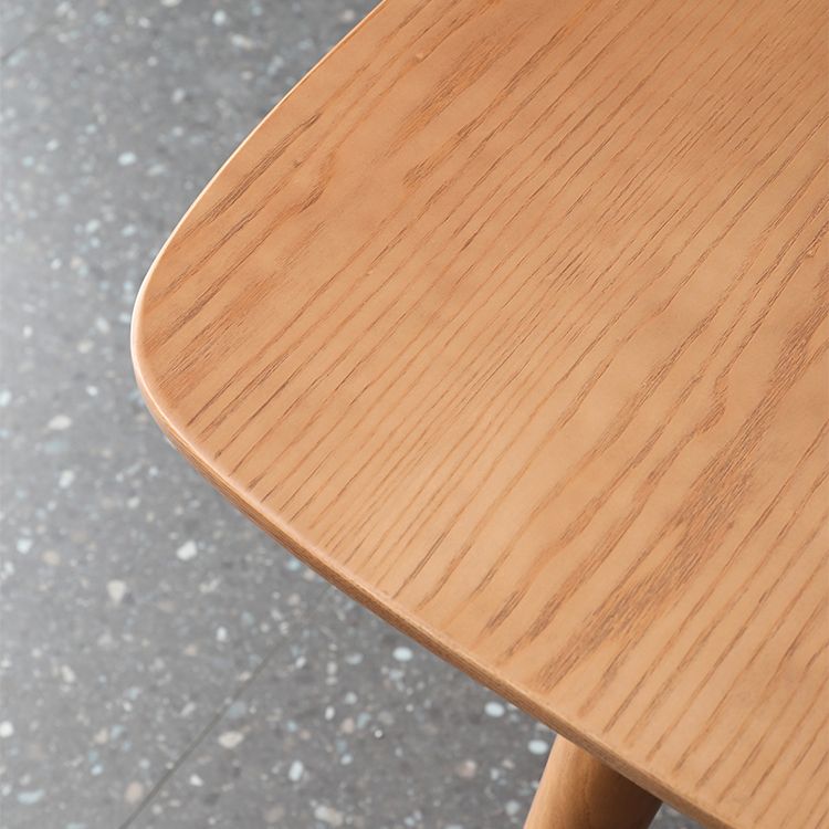Extendable Ash Wood Table for Restaurant Rectangle Dining Table with 4 Legs